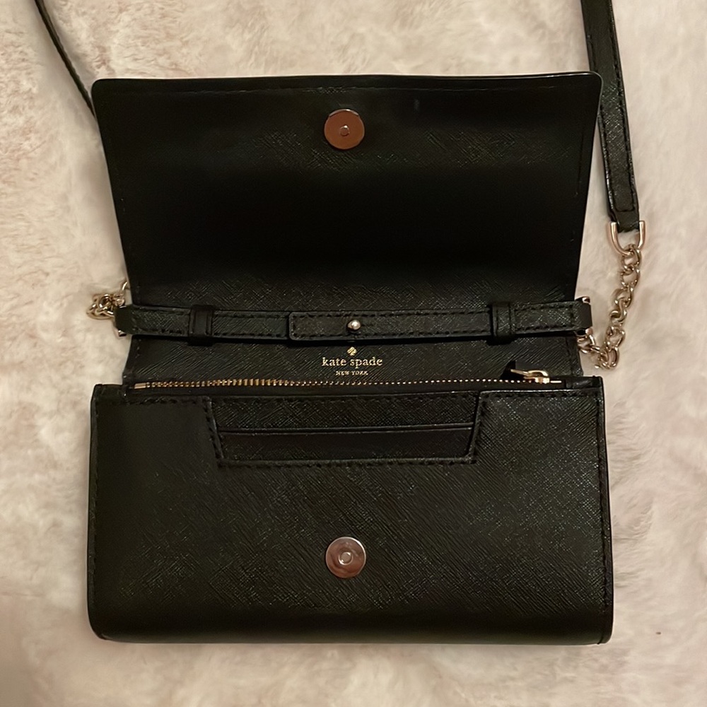 Kate Spade Black Staci Small Flap Crossbody - Picture 4 of 9